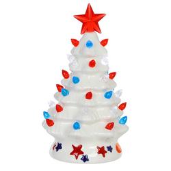 6.5 in. Americana LED Christmas Tree Home Accent