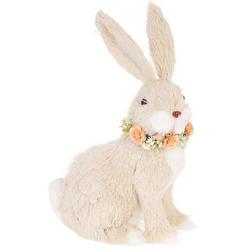 15 in. Straw Easter Bunny Home Accent