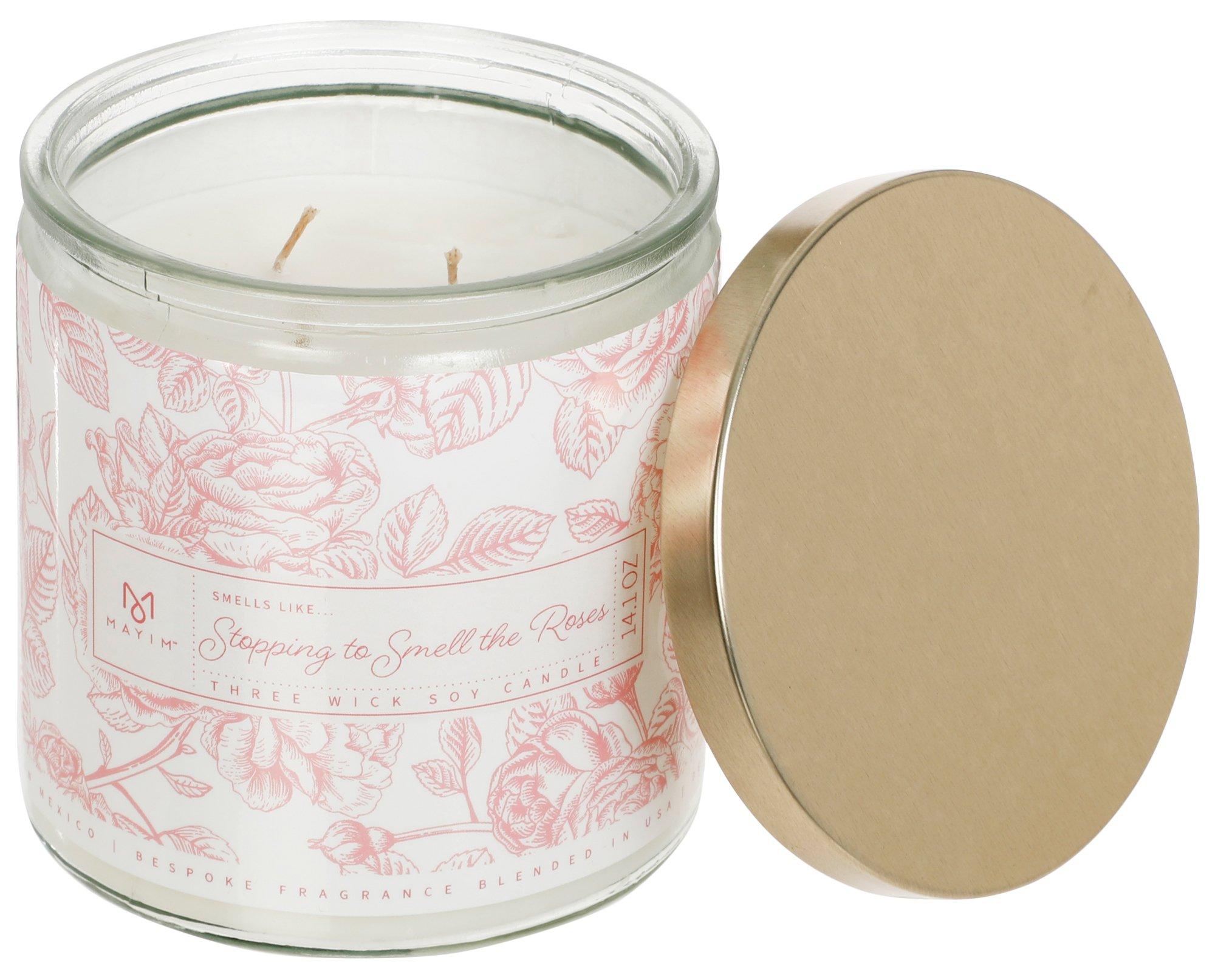14 oz Stopping To Smell The Roses Candle