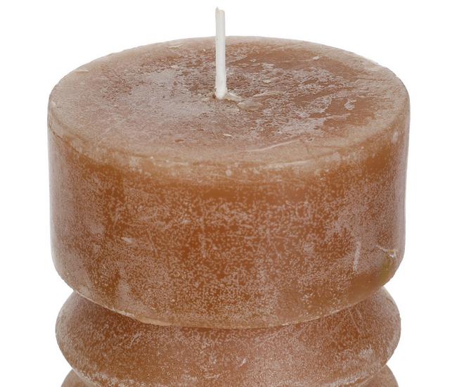 6 Unscented Totem Pillar Wax Candle