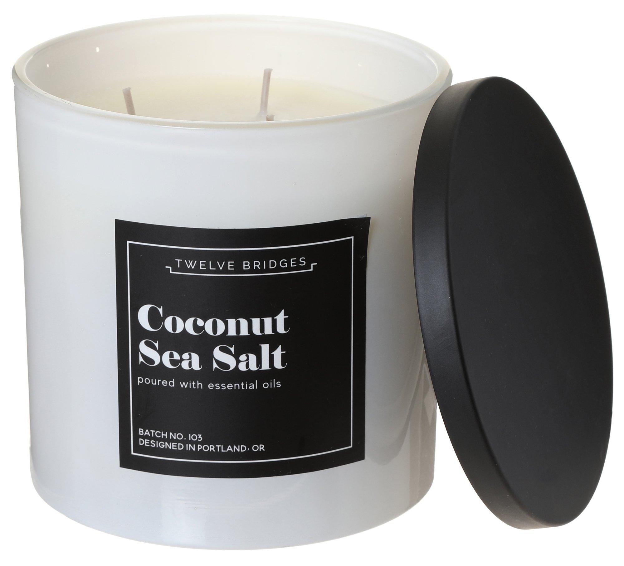 24 oz Coconut Sea Salt Scented Candle