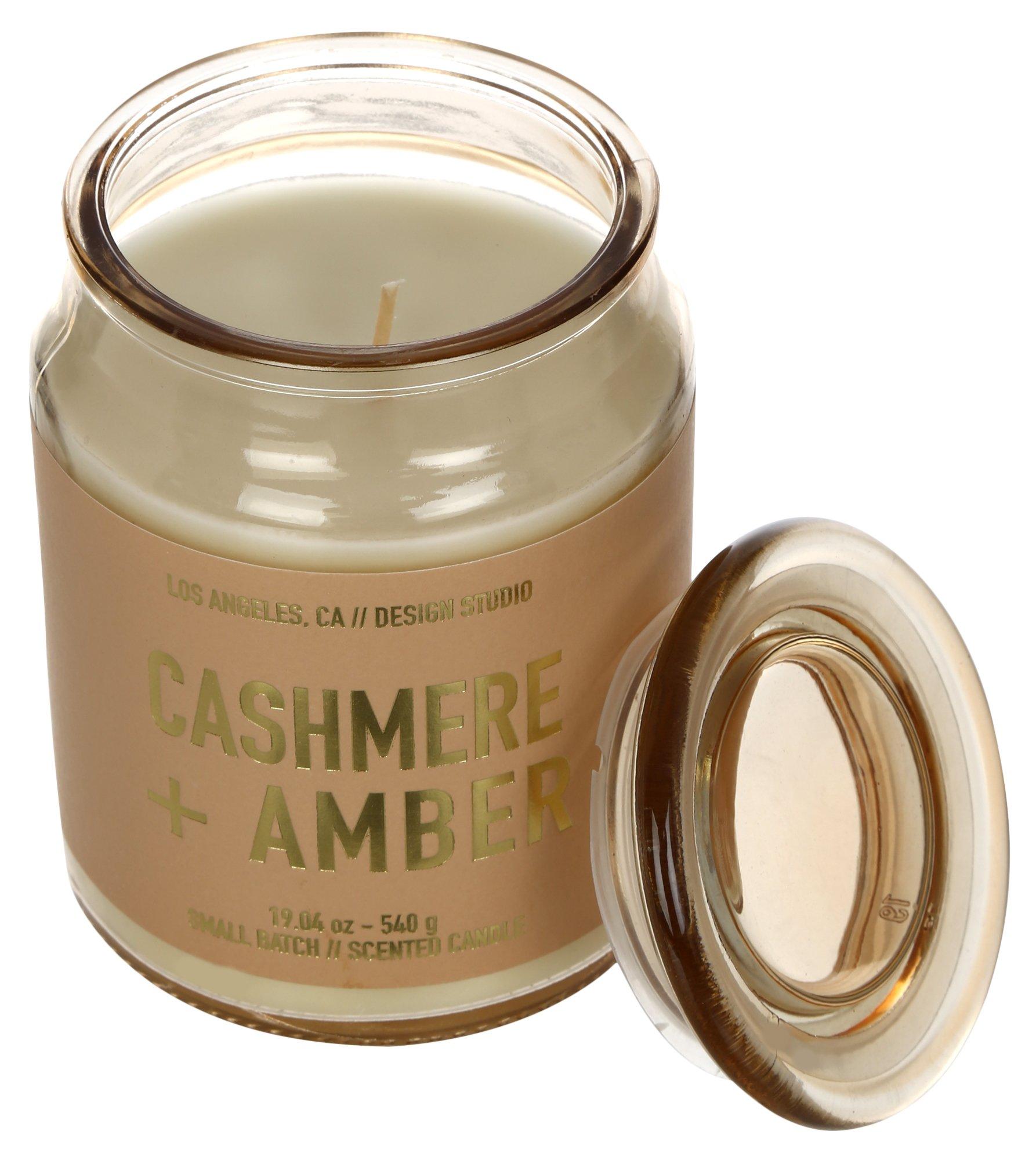 19 oz Cashmere & Amber Candle