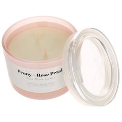 9 oz Peony & Rose Petal Scented Candle