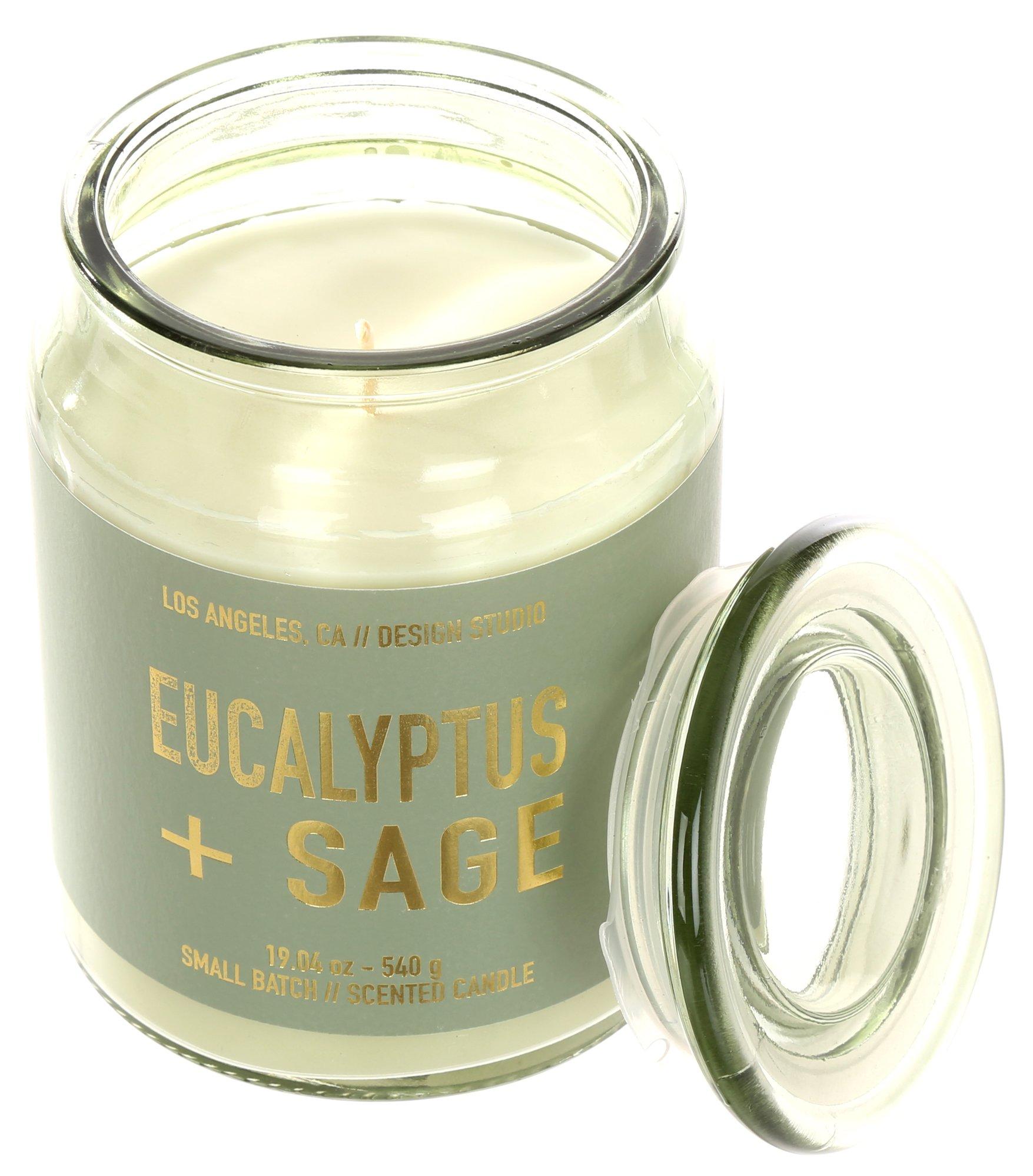 19 oz Eucalyptus and Sage Scented Candle