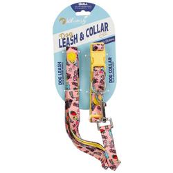 2 Pc Dog Leash and Collar Set