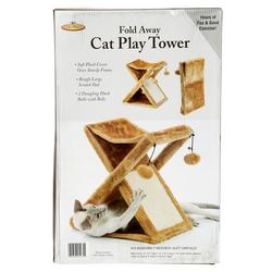 Fold Away Cat Play Tower
