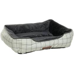 22in Plaid Print Dog Bed