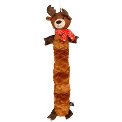 Christmas Long Reindeer Pet Toy - Brown