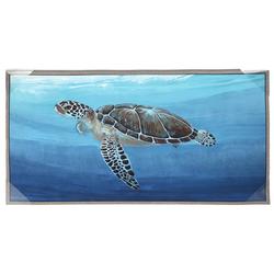 16x30 Coastal Sea Turtle Wall Art