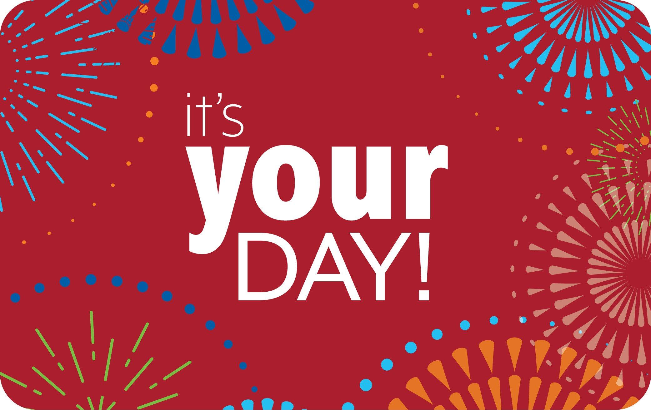 It's Your Day Red Gift Card